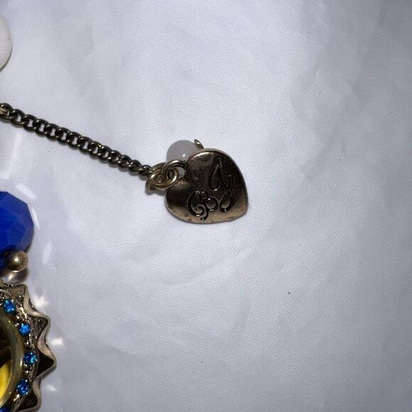 Betsey Johnson Ship Shape Layered Charm Necklace and Bracelet Set - Picture 6 of 14